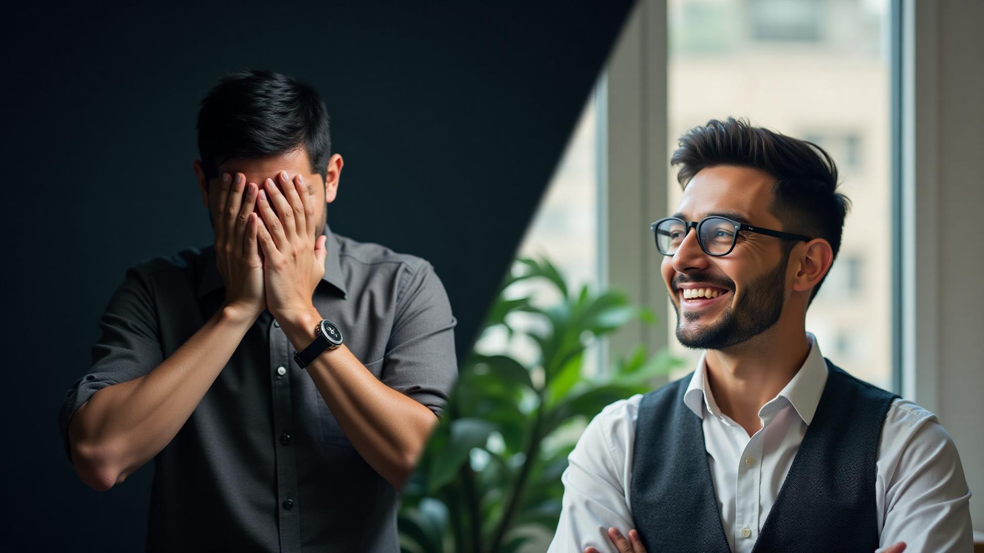 Lonely founder sitting in car at night thinking about business decisions